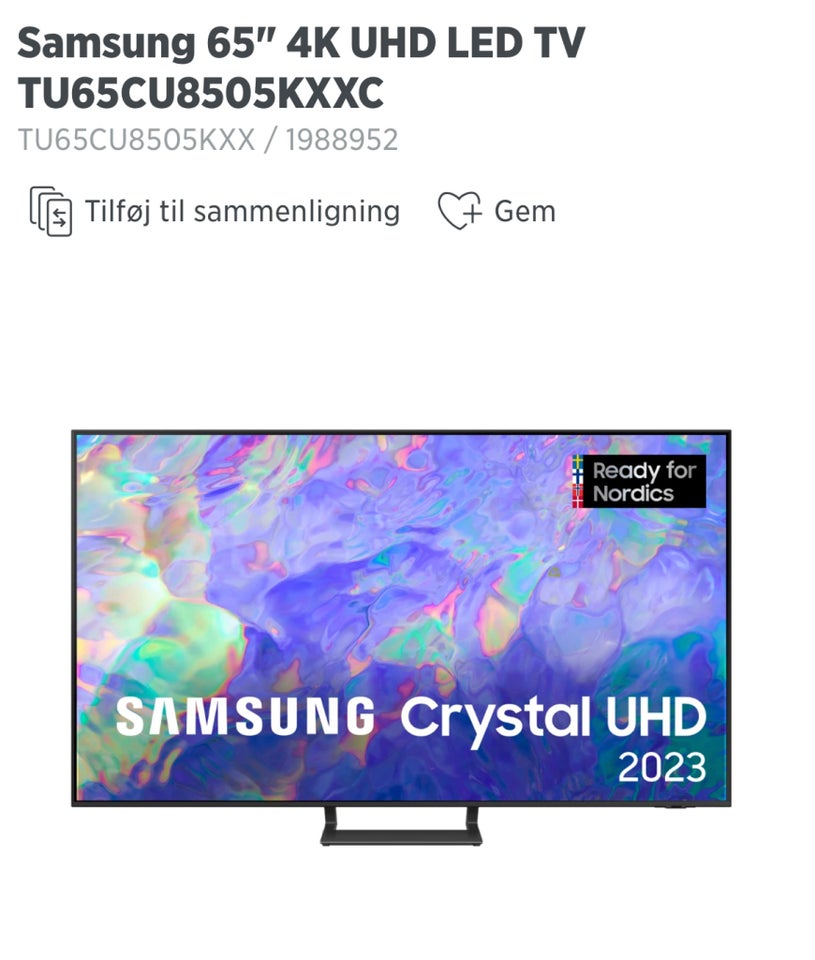 LED, Samsung, TU65cu8505kxxc