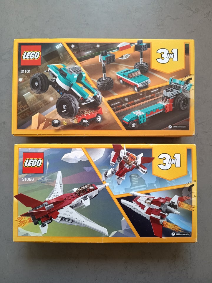 Lego Creator 31086 og 31101