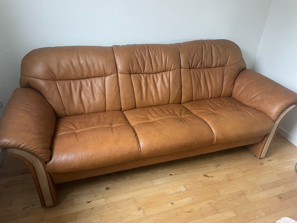 Sofa læder 3 pers