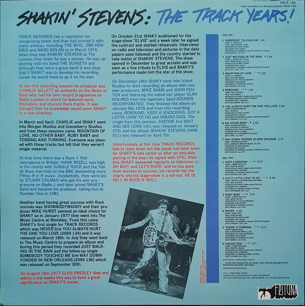 LP Shakin' Stevens – The Track