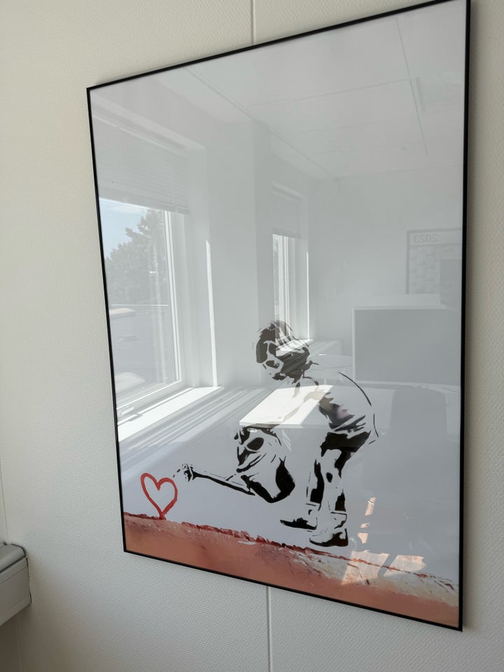 Plakater inkl rammer Banksy b: 70