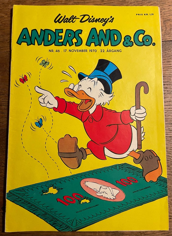 Anders And 1970 nr. 46, Walt Disney,