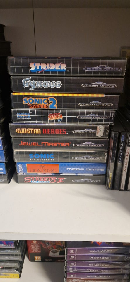 Sega mega drive spil., Sega mega