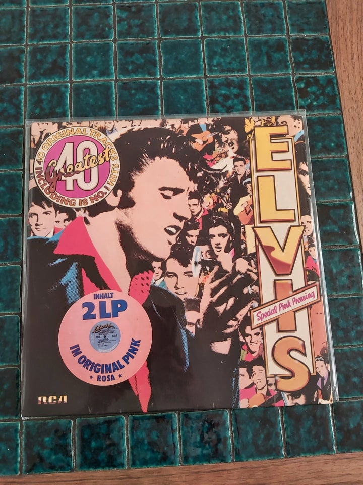 LP, Elvis, 40 greatest pink album