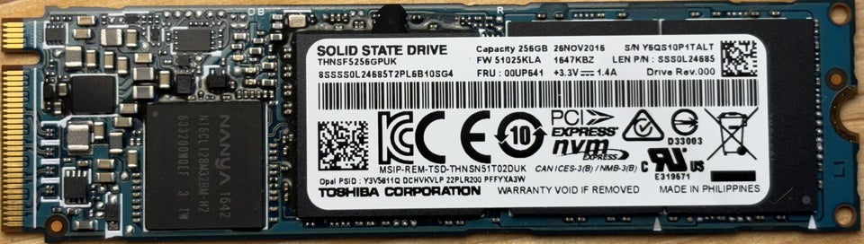 Toshiba 256 GB