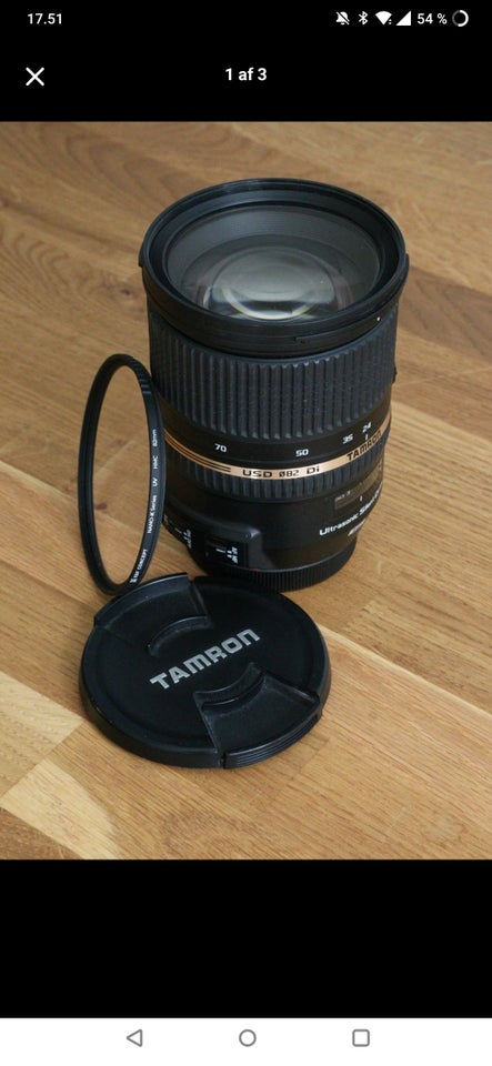 Standard zoom Tamron 24-70mm