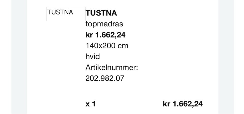 Topmadras, IKEA