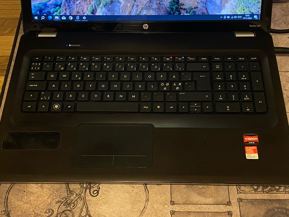 HP Pavilion dv7, 2,1 GHz, 16 GB ram