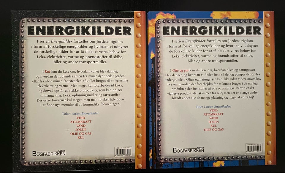 Energikilder, Steve Parker, emne: