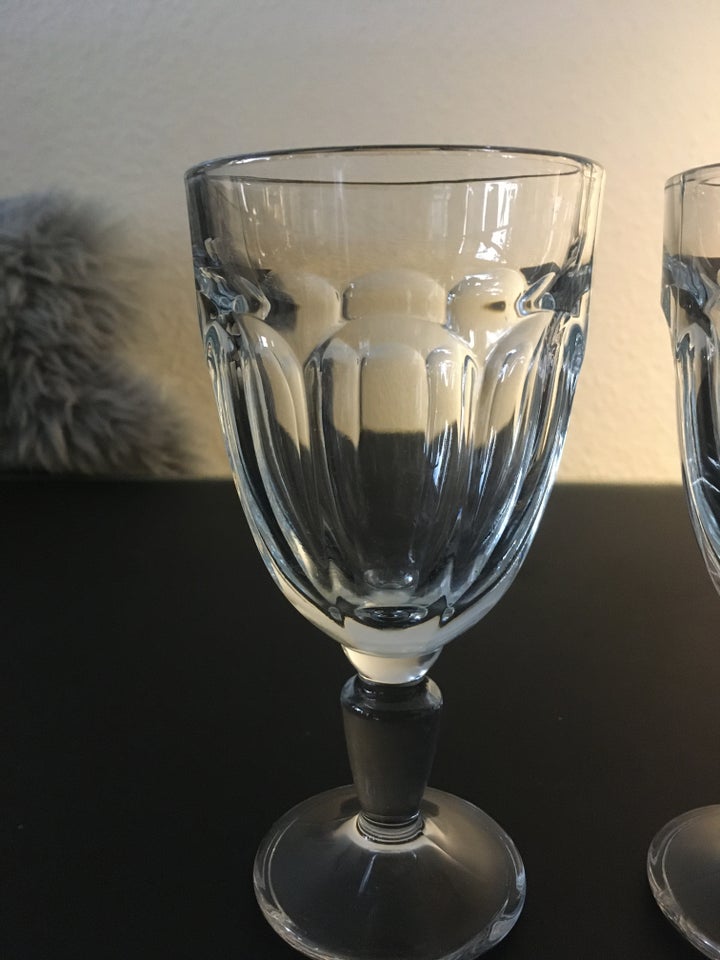 Glas, 2 "slots"glas - H 16 cm