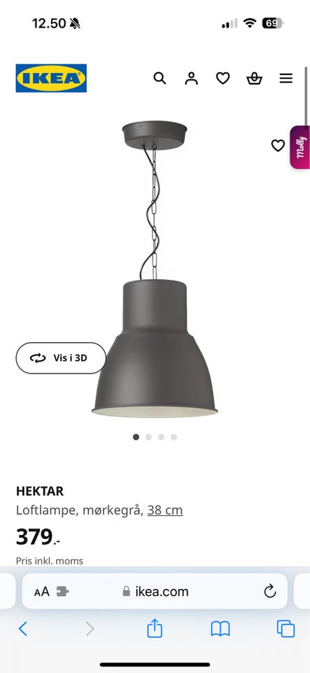 Lampeskærm IKEA