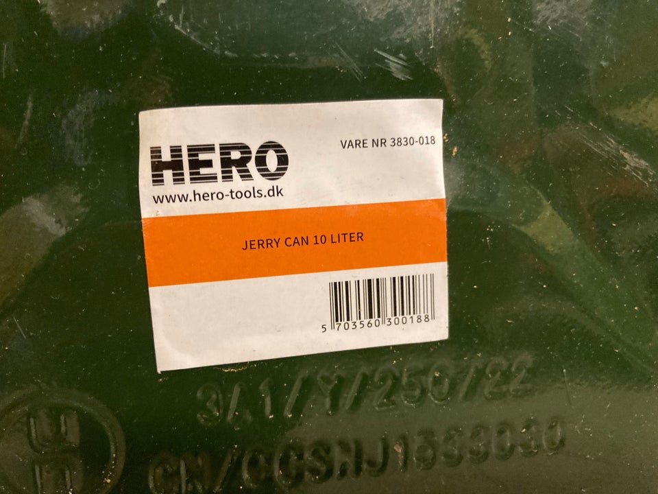 Jerry Can, benzindunk