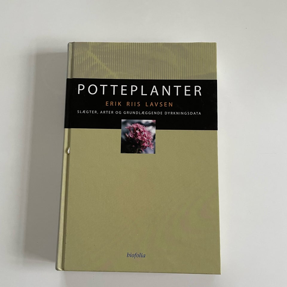 Potteplanter : slægter, arter og