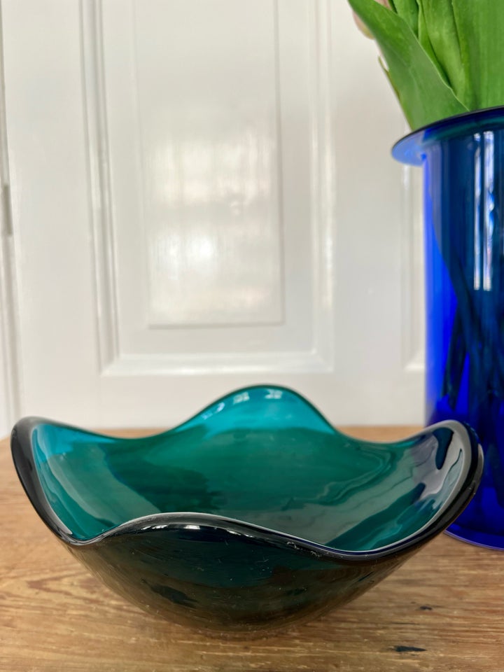 Glas Skål / glas / vase Holmegaard