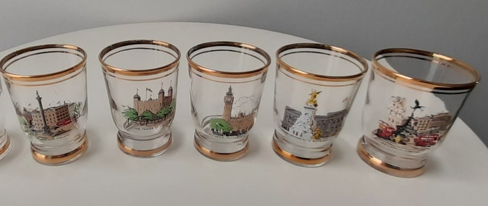 Glas med London motiver