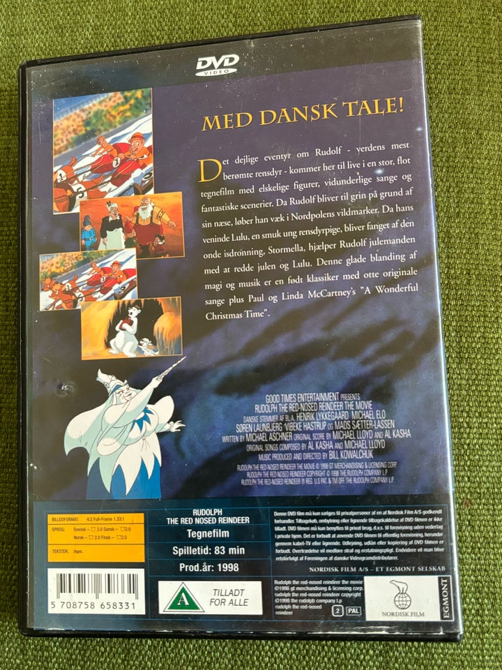 Rudolf med den røde tud DVD