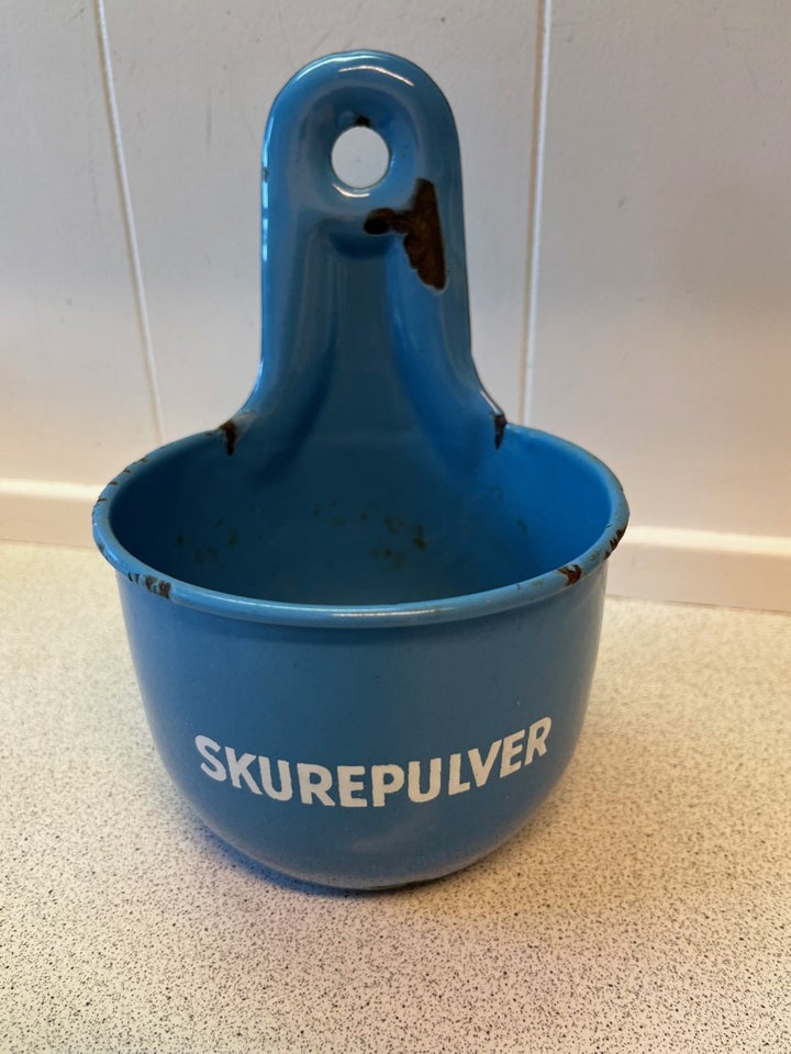 Emalje, Skurepulver kar / skål,