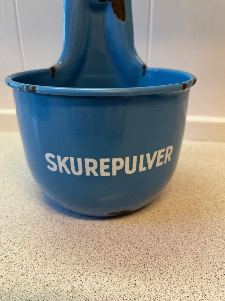 Emalje, Skurepulver kar / skål,