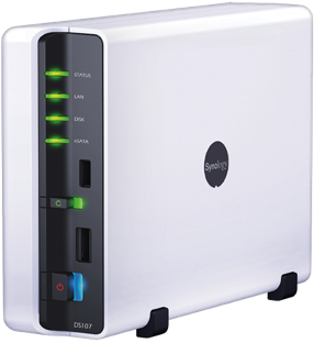 NAS, Synology DS107+, God