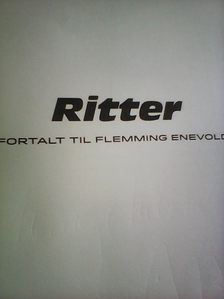 Ritter, Flemming Enevold, emne: