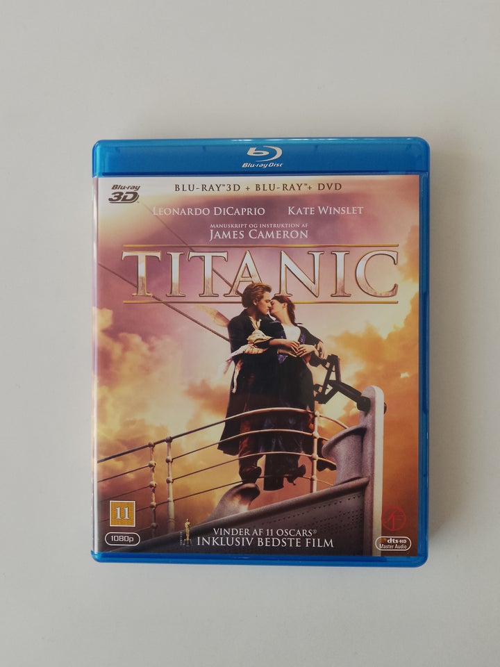 Titanic 3D - 6 dsic, DVD, drama