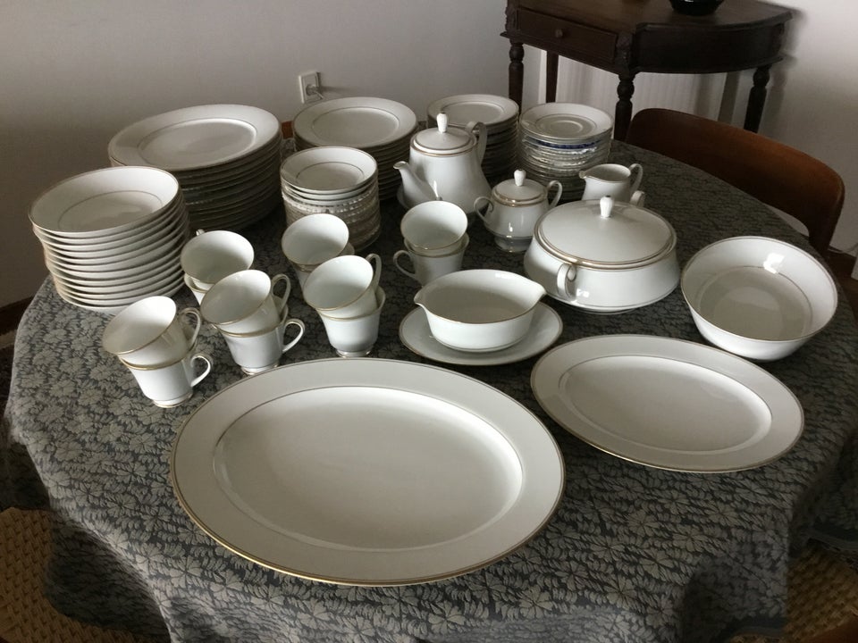 Porcelæn, Spise- og kaffestel,