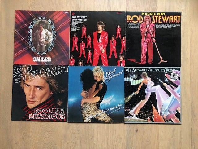 LP, Rod Stewart x 6, 6 titler