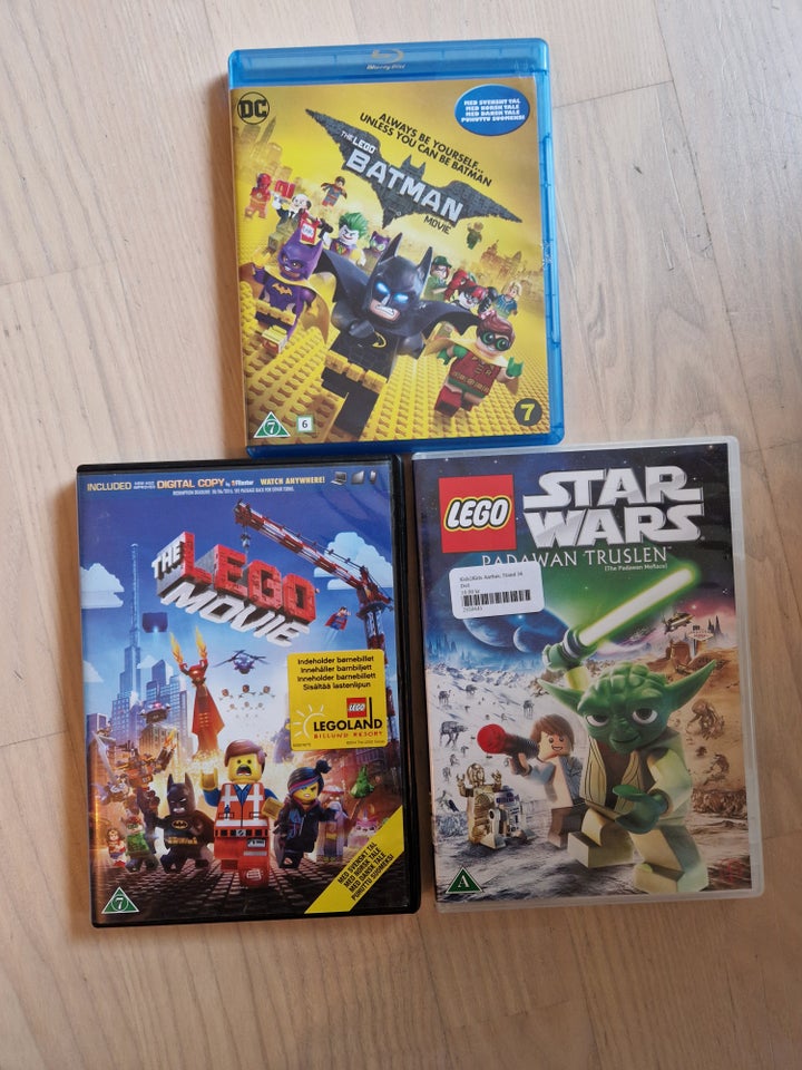 3 legofilm, instruktør Forsk., DVD