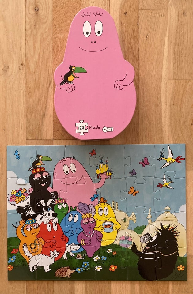 Barbapapa puslespil x3,