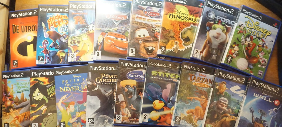 Disney/Pixar spil til PS2, PS2