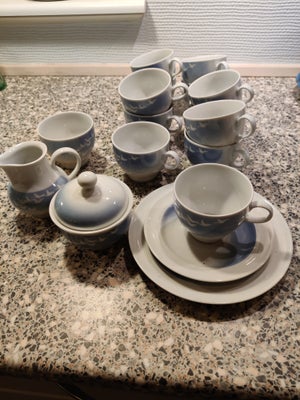 Porcelæn Kaffestel Svane stel