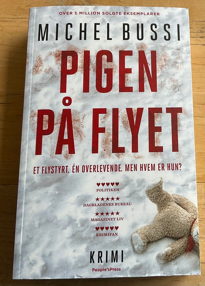 Pigen på Flyet, Michel Bussi,