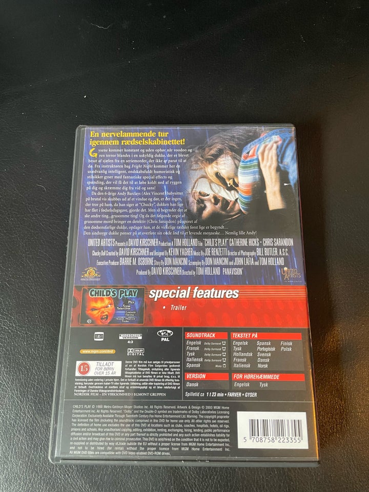 Barneleg/Child’s play, DVD, gyser