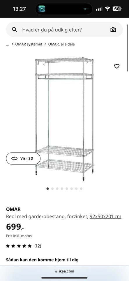 Tøjstativ, IKEA