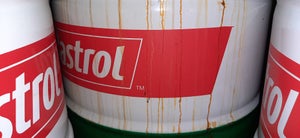 Tønde jerntønde barbord Castrol