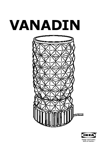 Lampe  VANADIN VANADIUM