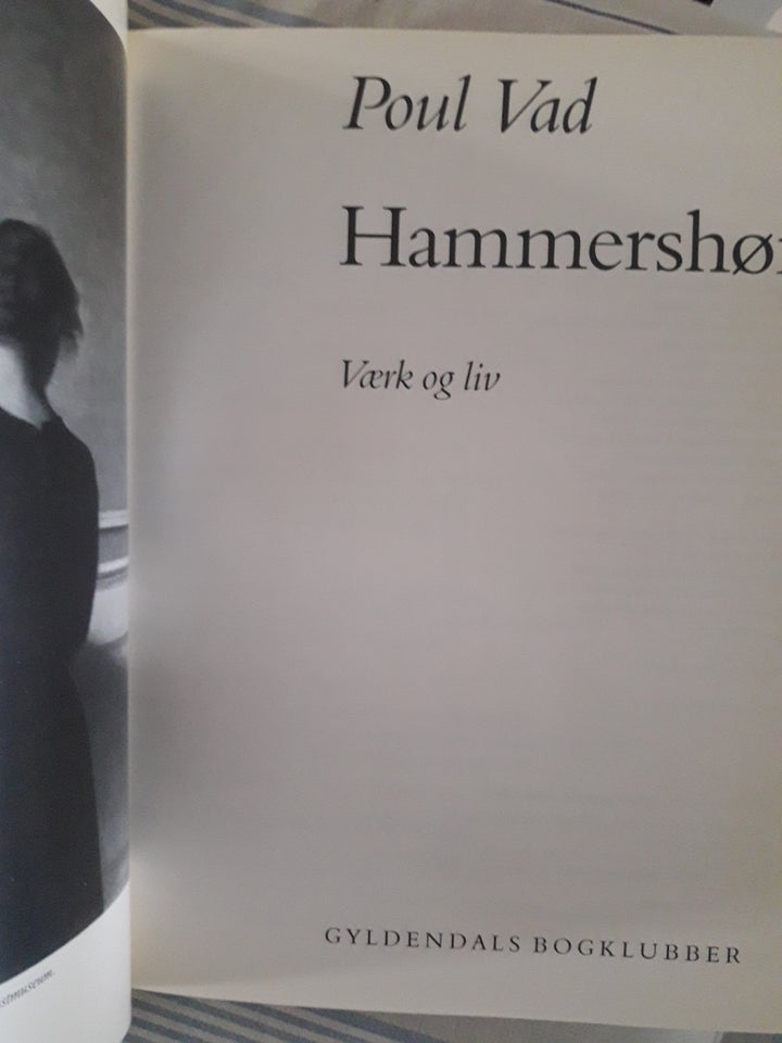 Hammershøi, Poul Vad, emne: kunst