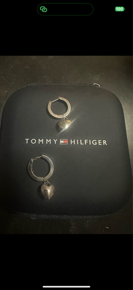 Øreringe, sølv, Tommy Hilfiger