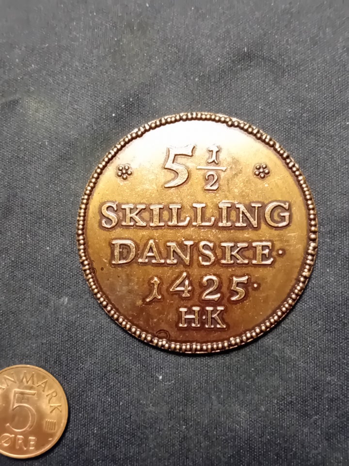 Danmark, medaljer, 5 1/2 Skilling