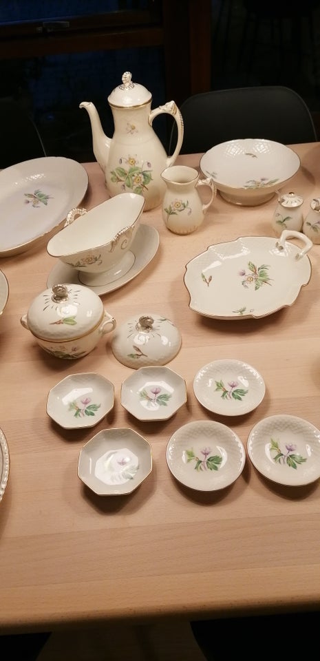 Porcelæn Blandet stel B &amp; G Frigga