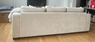 Sofa velour 3 pers