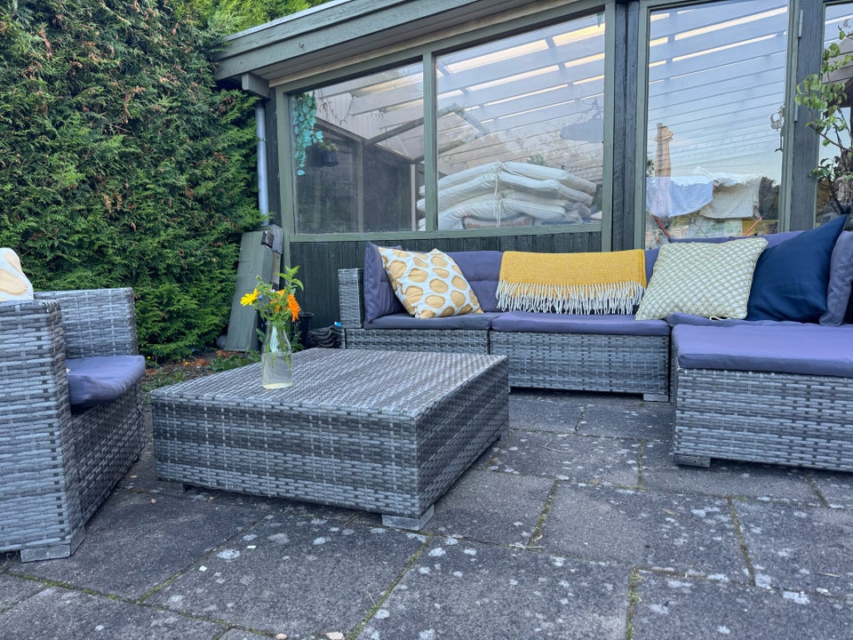 Loungesæt VidaXL Polyrattan