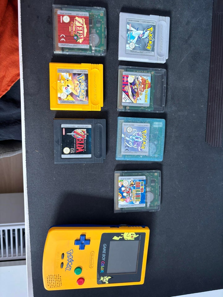 Gameboy Color + 7 spill Gameboy