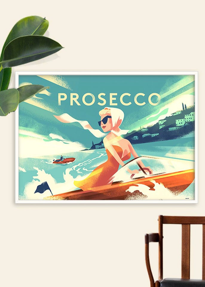 Plakat Mads Berg motiv: Prosecco