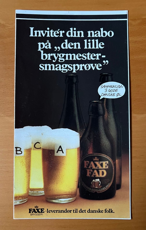 Klistermærker, Faxe