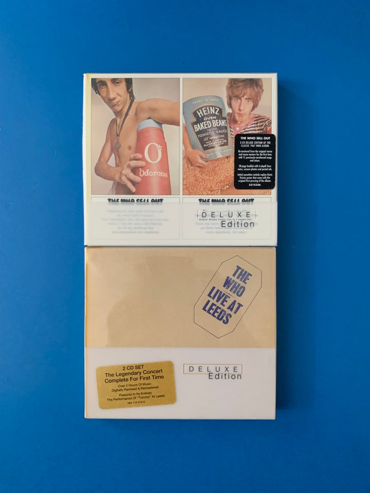 THE WHO: 2 DELUXE DOUBLE CD’s rock