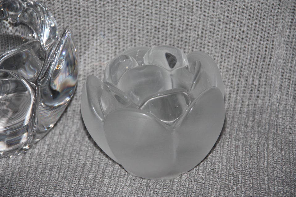 Glas Fyrfadsstage Lotus Royal