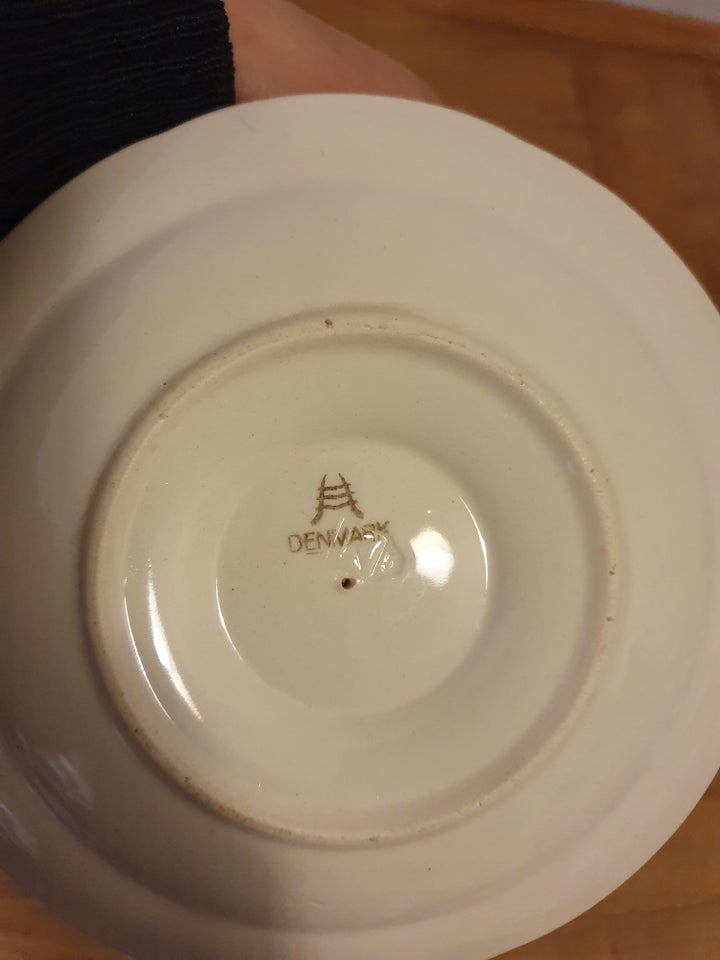 Porcelæn Aluminia sovseskål