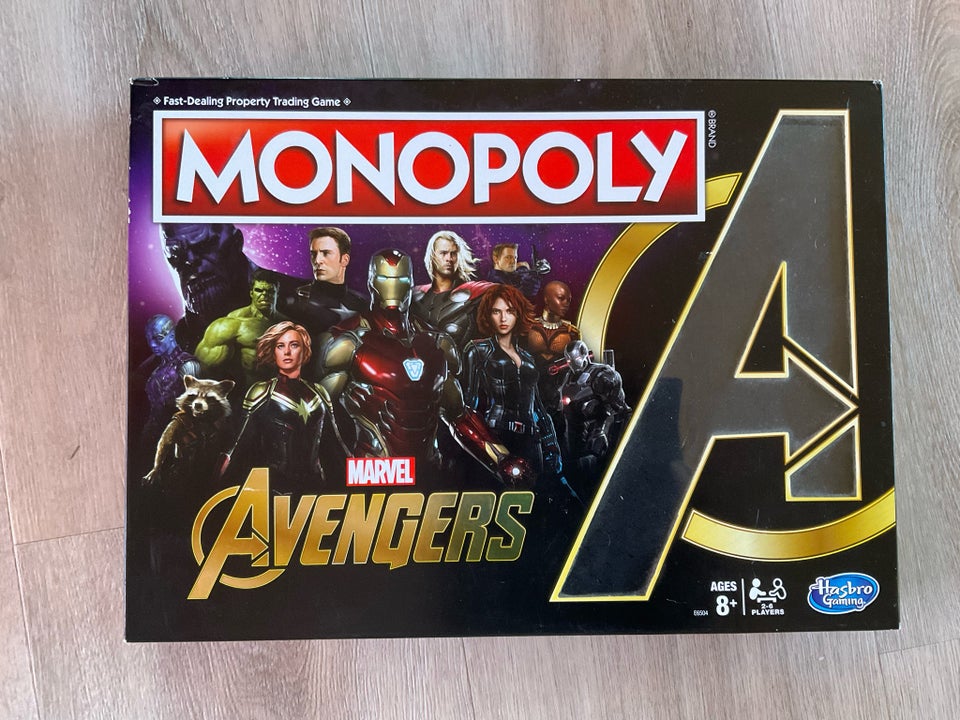 Monopol avengers , brætspil