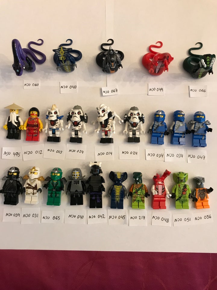 Lego Ninjago Diverse minifigurer